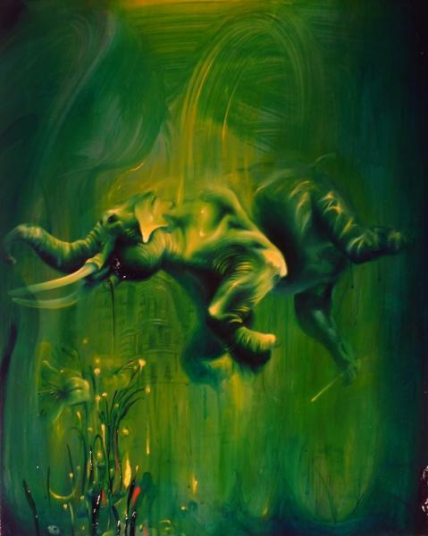 Picture-21 ( Bursting colors - 25 Inspiring Swirl type Paintings by Michael Page )